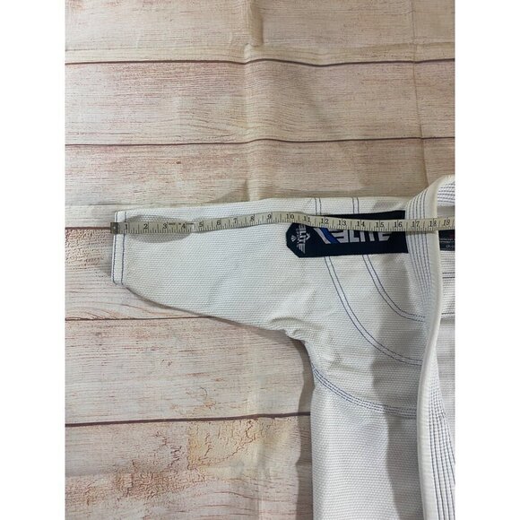 Elite Sports Kids Brazillian Jiu Jitsu BJJ Judo White Gi Top ONLY - C00 - Picture 13 of 15